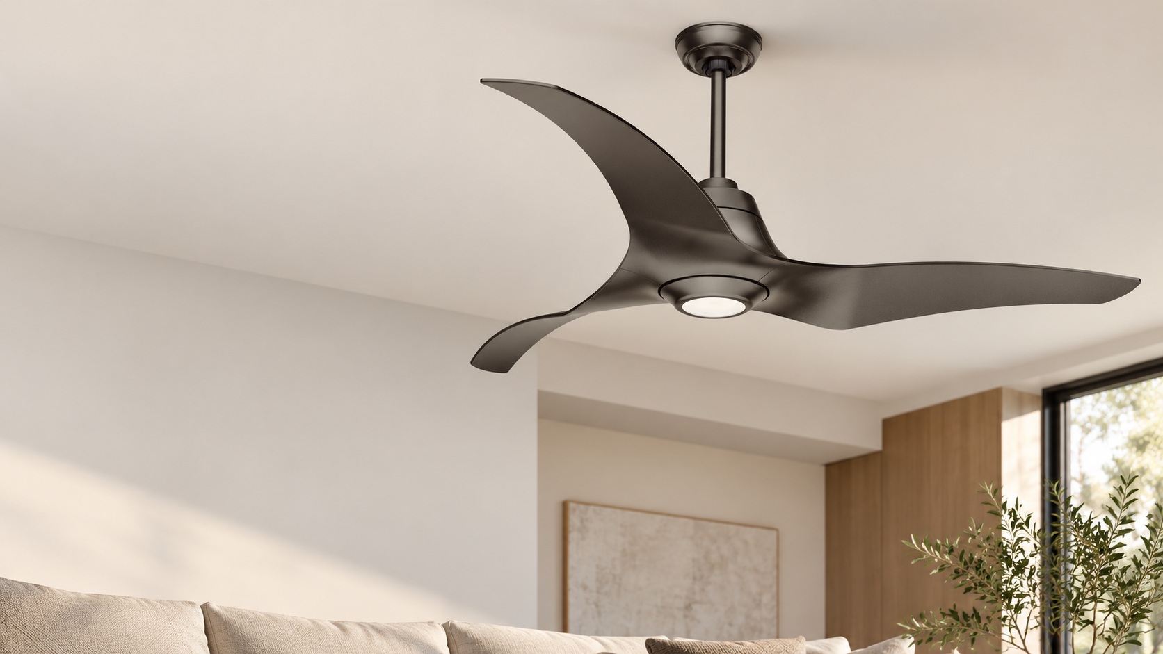 Casablanca Stingray 60" Indoor DC Ceiling Fan with 18W LED and Remoteslider_item_2